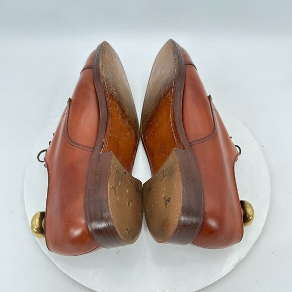 Polo Ralph Lauren Men UK 9.5D US 10D Brown Leather Cap Toe Derby England Shoe - Picture 6 of 11